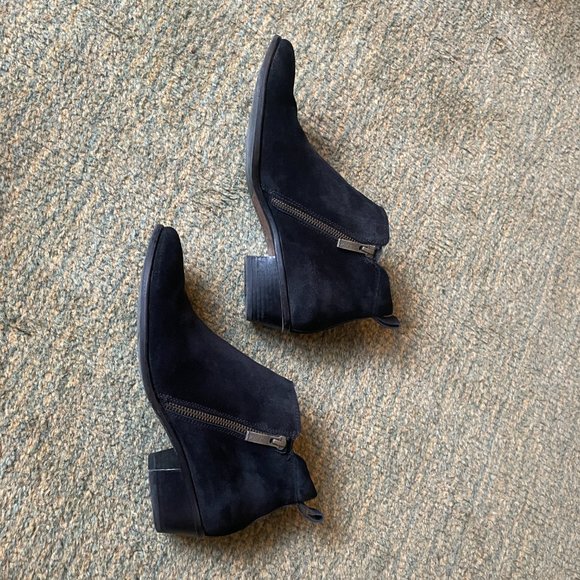 Paul Green Suede Zip Boots - US Sz. 8-1/2 or 9 - Picture 5 of 7